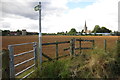 Gate onto the path to Eversholt Road