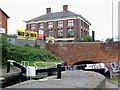 SP0886 : Lock and Canal Bridge near Spring Vale, Birmingham by Roger  D Kidd