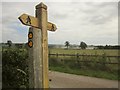 Footpath sign, Pirehill House