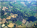 East Bergholt from the air