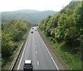 A40 heads south towards Monmouth