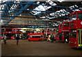 Leyton bus garage, interior