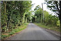 A very narrow Dane End Lane from Rooks Nest Lane