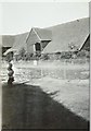 Barn and pond on Bowers Farm in 1928