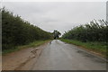 TF0521 : Scottlethorpe road in the rain by J.Hannan-Briggs