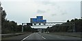 Gantry & road Bridge Span the M57