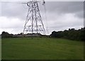 Line of pylons at Blaguegate viewed from Dicket