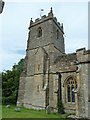 ST6911 : Holnest Church: tower by Basher Eyre
