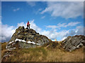 NO0348 : Summit rocks, Deuchary Hill by Karl and Ali