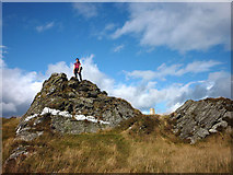 NO0348 : Summit rocks, Deuchary Hill by Karl and Ali