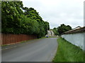 Looking from the graveyard along to St Michael