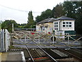 Level crossing at East Farleigh station