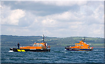J5082 : Pilot boat 'PB3' and Donaghadee Lifeboat, Belfast Lough by Rossographer