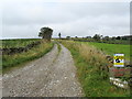 SE1652 : Entrance to Brooklands Farm by Chris Heaton