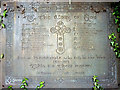 Main plaque on the war memorial, Kirkmichael