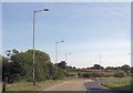 Roundabout at The Crossroads from A4385