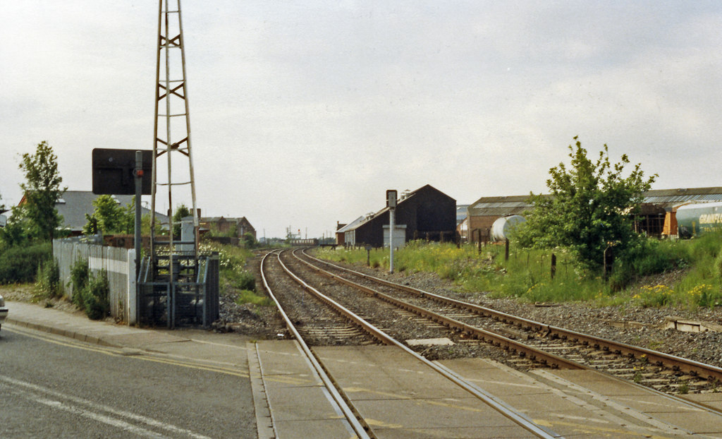 Site of Coalville Town station,1988 © Ben Brooksbank :: Geograph ...