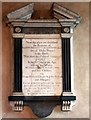 TQ6496 : St Giles, Mountnessing - Wall monument by John Salmon