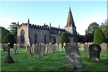 SK2572 : St Anne's Church in Baslow by Neil Theasby