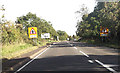 Fosse Way crossroads on A422 east of Ettington