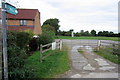 Path through the cricket pitch