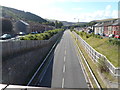 A4233 south of Station Road bridge, Ynyshir