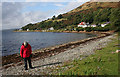 Beachcombing at Loch Ranza