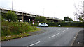 SJ5991 : M62 Bridge, Warrington by Richard Cooke