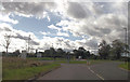 New roundabout at entrance to Industrial estate