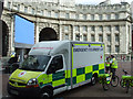 : Ambulance vehicles at Admiralty Arch by Thomas Nugent