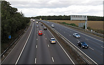 TL4802 : Looking north over the M25 by Roger Jones