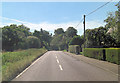 Overton Road approaches junction with Larkwhistle Farm Road