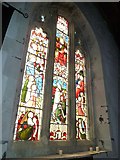 SZ5277 : St Mary & St Rhadegund, Whitwell: stained glass window (F) by Basher Eyre
