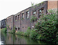 Derelict canal-side factories near Saltley, Birmingham