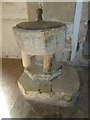 SY7188 : Whitcombe Church- font by Basher Eyre