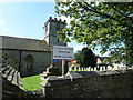 Cream teas sign at St Mary, Stratton