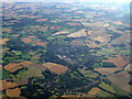 Castle Hedingham from the air