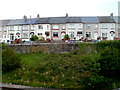 Front view of Mackintosh Terrace houses, Trelewis