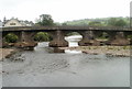 SO0428 : Massively constructed Grade I listed Usk Bridge, Brecon by Jaggery