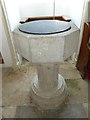 All Saints, Chalbury: font