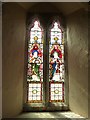 St Nicholas, Winterborne Kingston: stained glass window  (a)