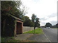 Bus stop on Bells Hill, Stoke Poges