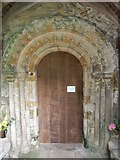 SK8176 : 'Norman' arch doorway, Church of St Peter, Church Laneham by Tim Heaton
