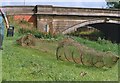 Bridge over the Ancholme: fyke net