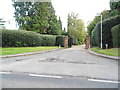 Stoke Park Avenue at the junction of Park Road