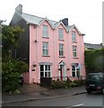 Pink house, Dolecoed Road, Llanwrtyd Wells