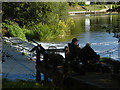 Fishermen, Penton Hook weir