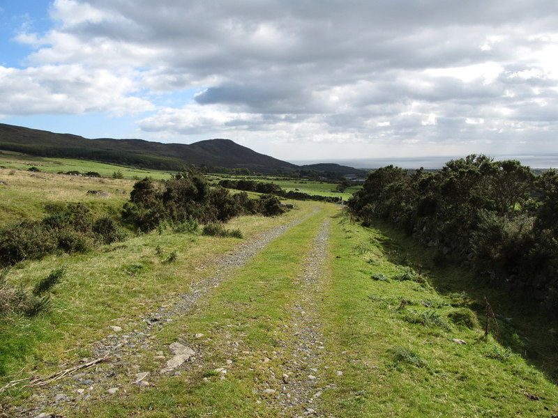 The Tain Way trail just above the... © Eric Jones :: Geograph Ireland