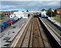 From footbridge to footbridge, Bridgwater railway station