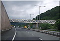 Footbridge over the A55